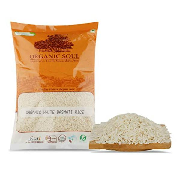 Organic Soul Gluten Free White Basmati Rice 1000 g JioMart