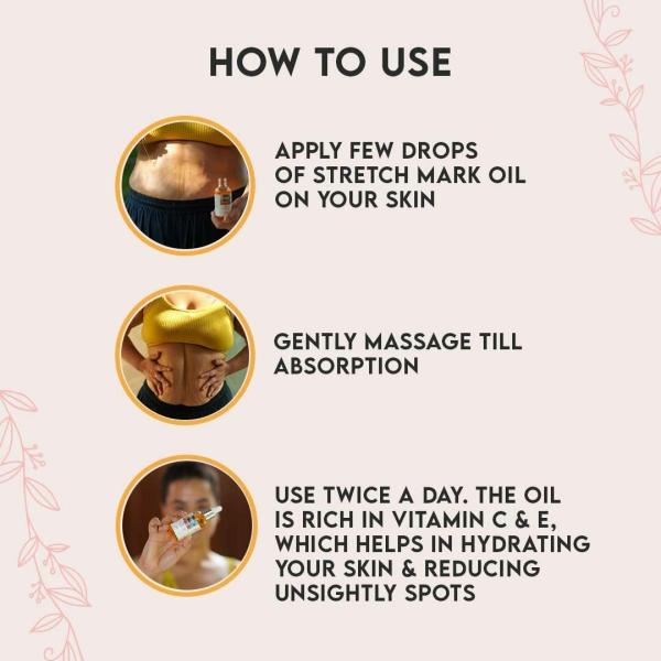 Groovy Stretch Mark Oil with the Goodness of Seabuckthorn Oil, Vitamin