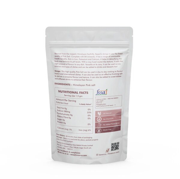 KESARCO Pink Salt, Rich in Iron, Potassium and Calcium JioMart