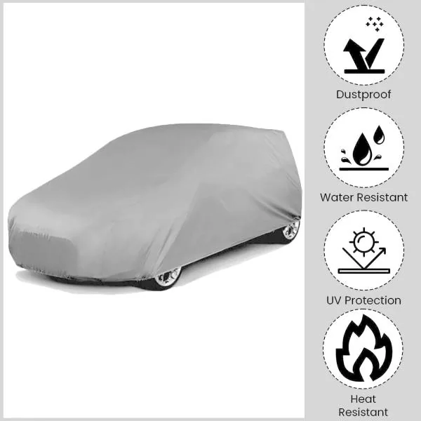 Aksmit Car Grey Matty Body Cover Without Mirror Pocket JioMart