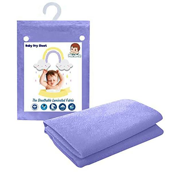 MINIME Violet WaterProof, AntiDust Cotton Baby Quick Dry Sheets JioMart
