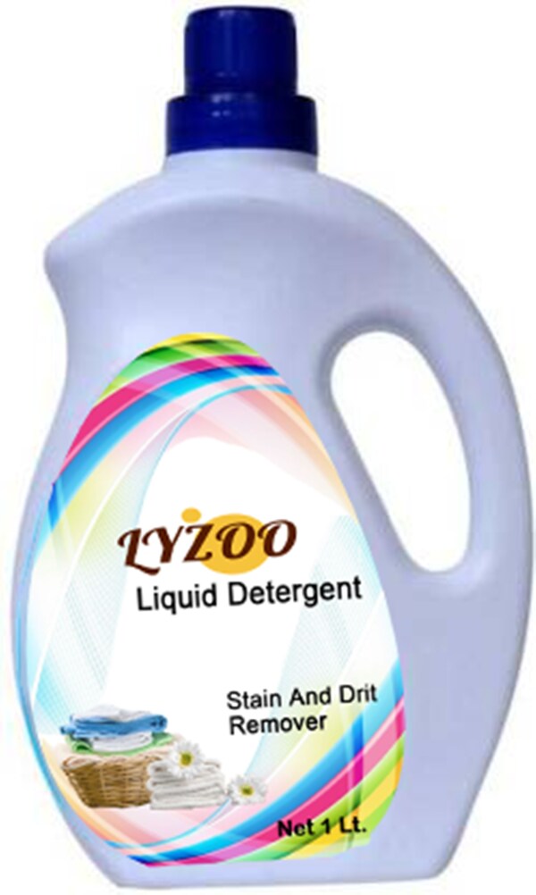 LYZOO Liquid detergent For Top And Front Load Rose Fragrance 5 Lt And 1