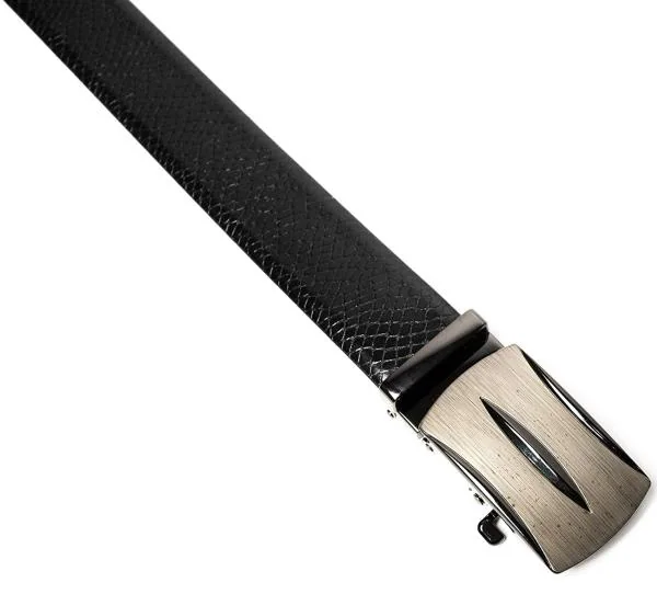 Hiller Men Leather AutoLock Buckle Reversible Belt Waist size 30 JioMart