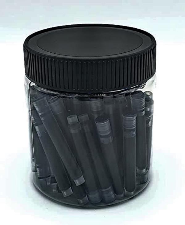 GOLD LEAF JINHAO Blue Black Color Fountain Pen Ink Cartridges Refills, Disposable and Universal