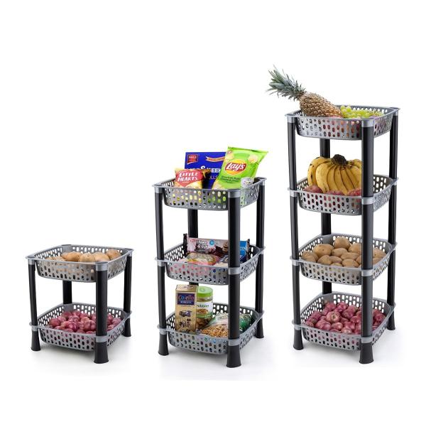 Biltoxi Multipurpose Kitchen Storage Basket, Vegetable Racks and Office
