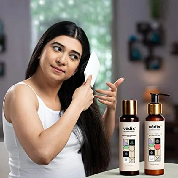 Vedix Ayurvedic Hair Care Combo Pack, Customized Hair Oil for Dandruff