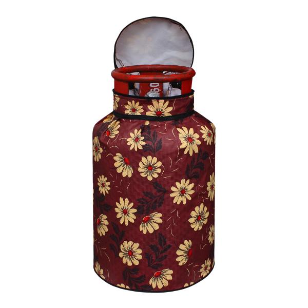 DREAM CARE LPG PVC Gas Cylinder Cover (25 * 12 Inches) Maroon JioMart