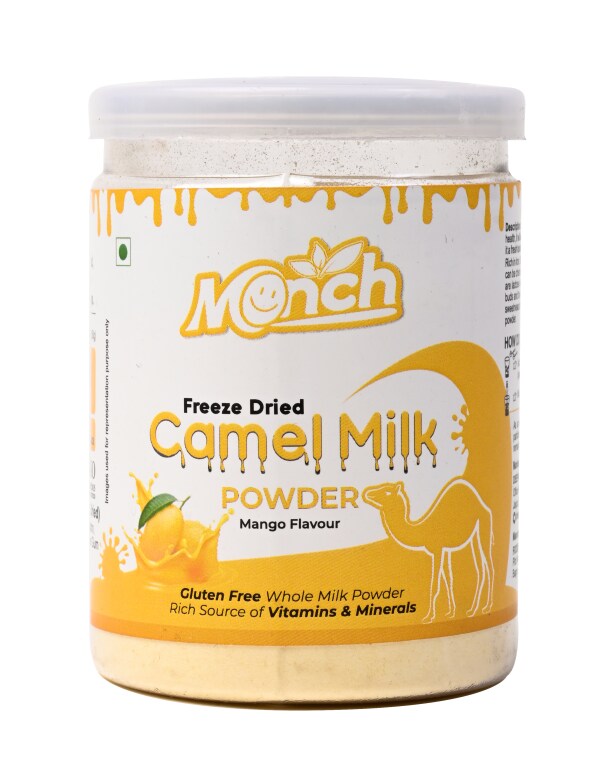 Monch Camel MilkPowder Mango Flavour For Height GrowthFreeze Dried