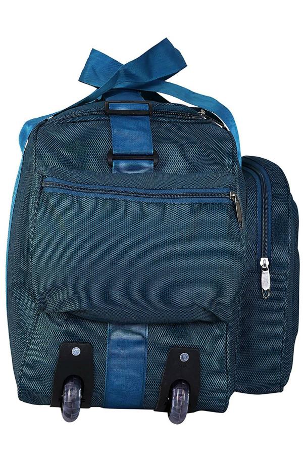 Alfisha Waterproof Lightweight Luggage Travel Duffel Bag With Roller