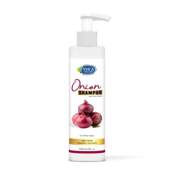 VHCA Onion Shampoo With Onion Extract For Dry Frizzy Normal Hair For