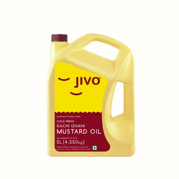 Jivo Cold Press Soyabean Oil, Kachi Ghani mustard Oil & Chemical Free