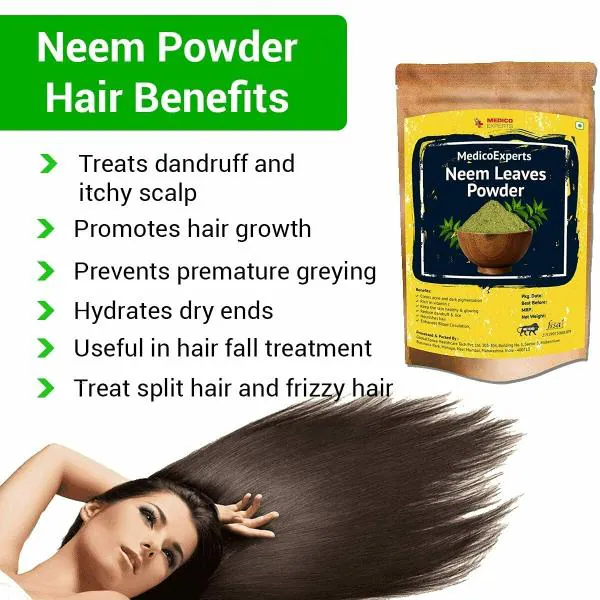 MedicoExperts Neem Powder 100gm For Face Pack, Pimple, Hair & Dandruff  Cleanser - JioMart
