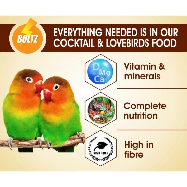 Boltz Adult Bird Food For Cockatiel And Lovebirds Mix Seeds Canary Seed