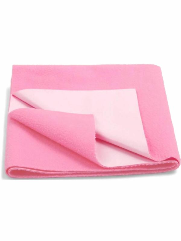 Elementary Smart Dry Waterproof Bed Protector Sheet Large Pink JioMart
