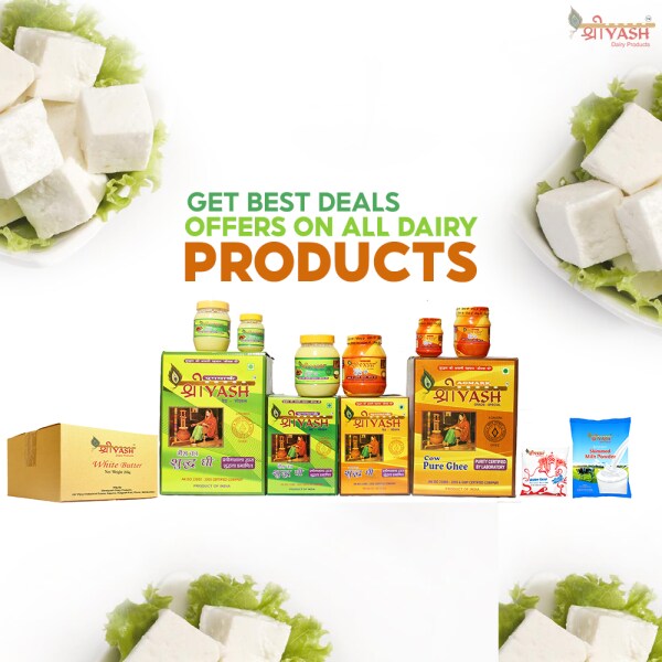 Shreeyash 1 Litre Buffalo Ghee Special Grade White Buffalo Desi Ghee