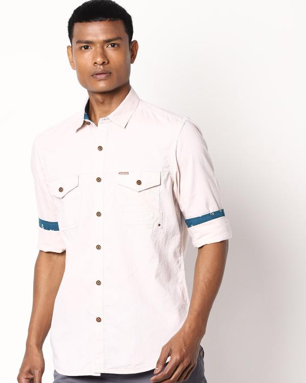 Extra Slim Fit Shirt with Buttoned Flap Pockets JioMart