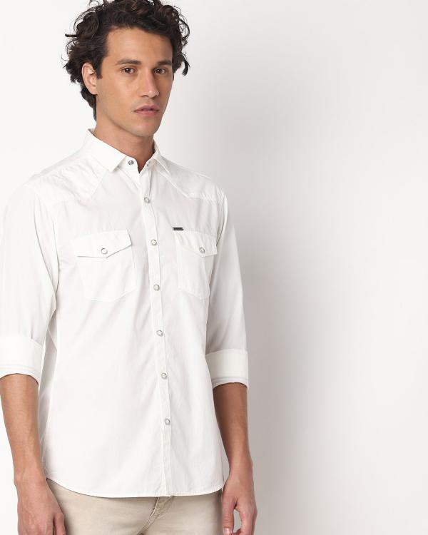 Extra Slim Fit Shirt with Flap Pockets JioMart