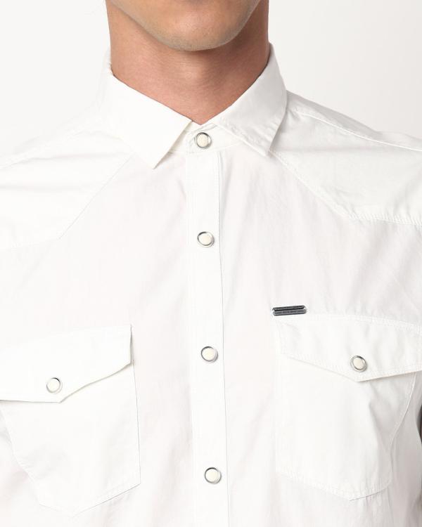 Extra Slim Fit Shirt with Flap Pockets JioMart
