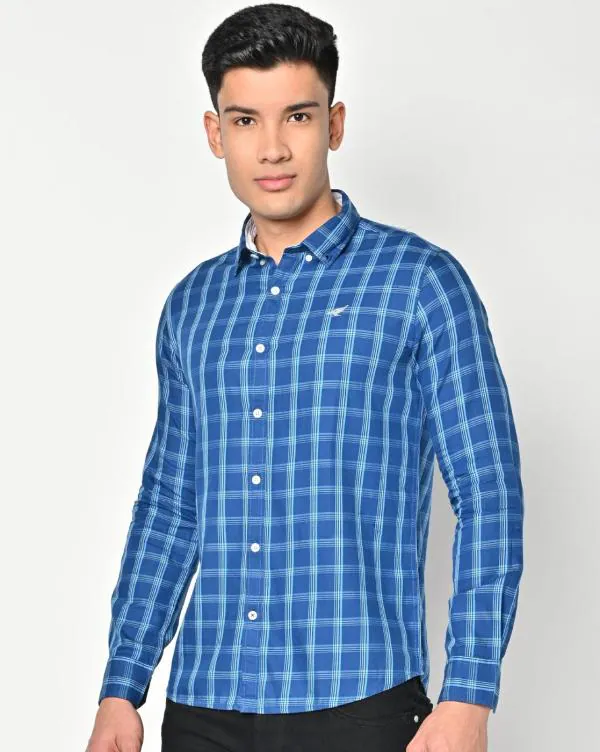Checked Slim Fit Shirt JioMart