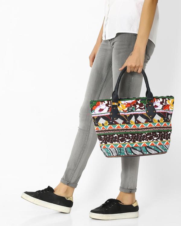 Woven Handbag with Short Handles JioMart