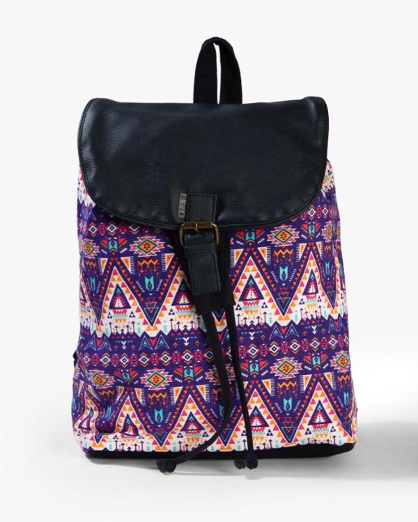 Aztec Print Backpack with Flap JioMart