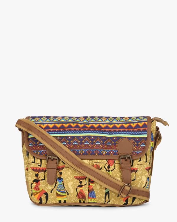 Printed FlapOver Sling Bag JioMart