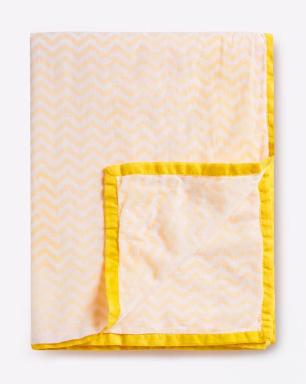 Chevron Print Cotton Dohar Blanket JioMart