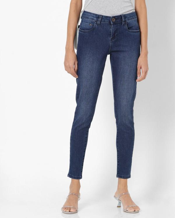 Washed AnkleLength Jeans JioMart