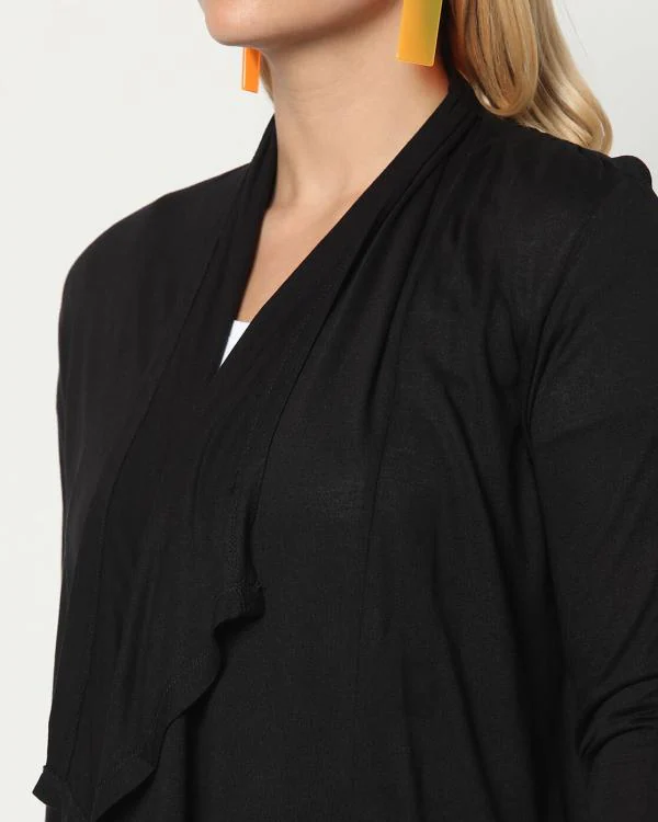 Waterfall Shrug with Full Sleeves JioMart