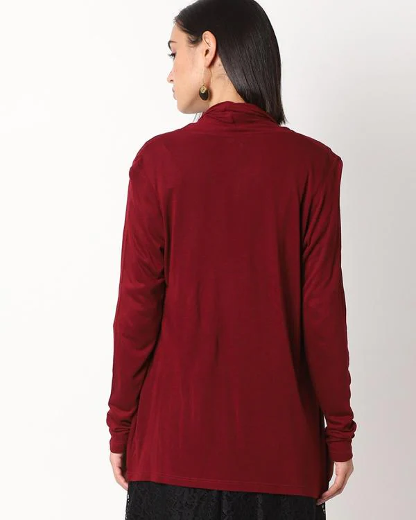 Waterfall Shrug with Full Sleeves JioMart