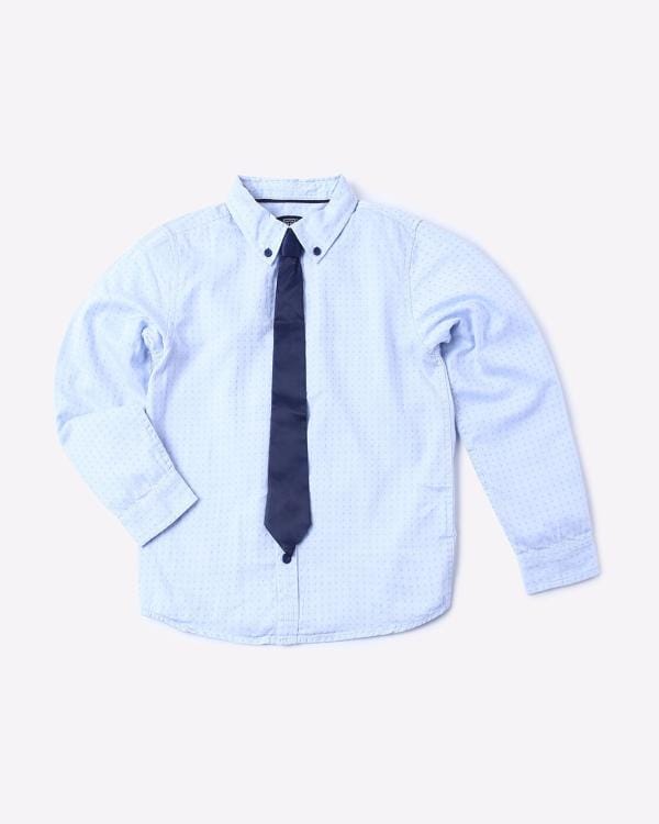 ButtonDown Collar Shirt with Tie JioMart