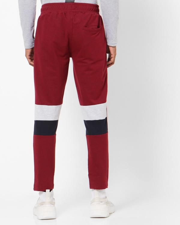 Panelled Track Pants with Insert Pockets JioMart
