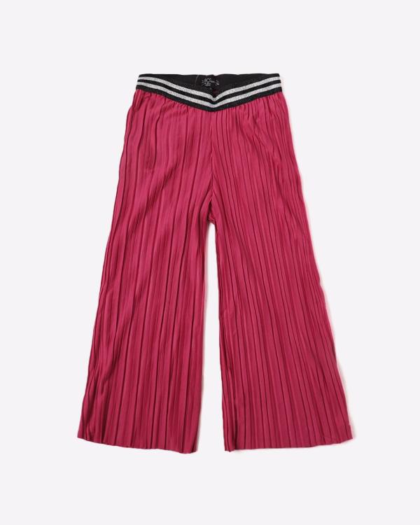 Pleated Pants with Contrast Waistband JioMart