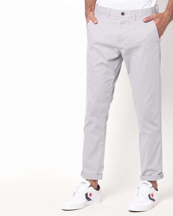 Slim Fit FlatFront Chinos with Insert Pockets JioMart