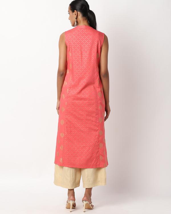 Sleeveless Kurta with Mandarin Collar JioMart