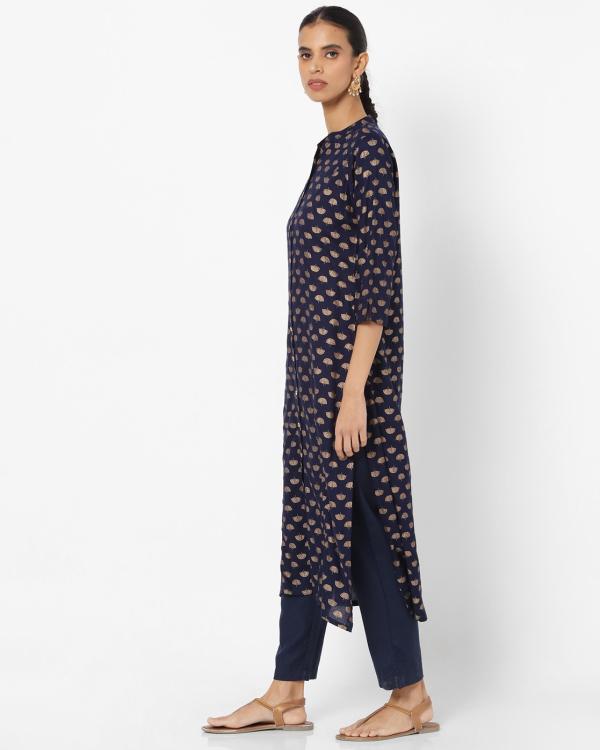 Umbrella Tree Print Straight Kurta JioMart