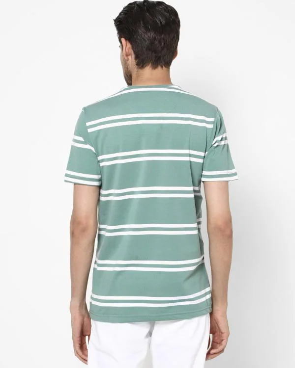 Striped Crew-Neck T-shirt - JioMart
