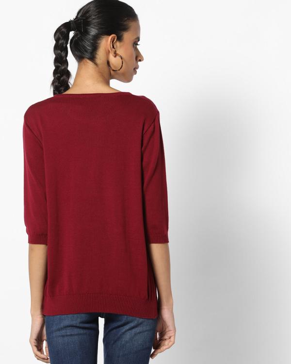 SelfDesign RoundNeck Top JioMart