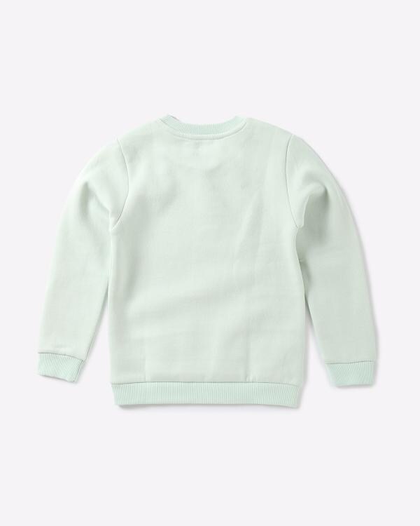 CrewNeck Sweatshirt with Placement Embroidery JioMart