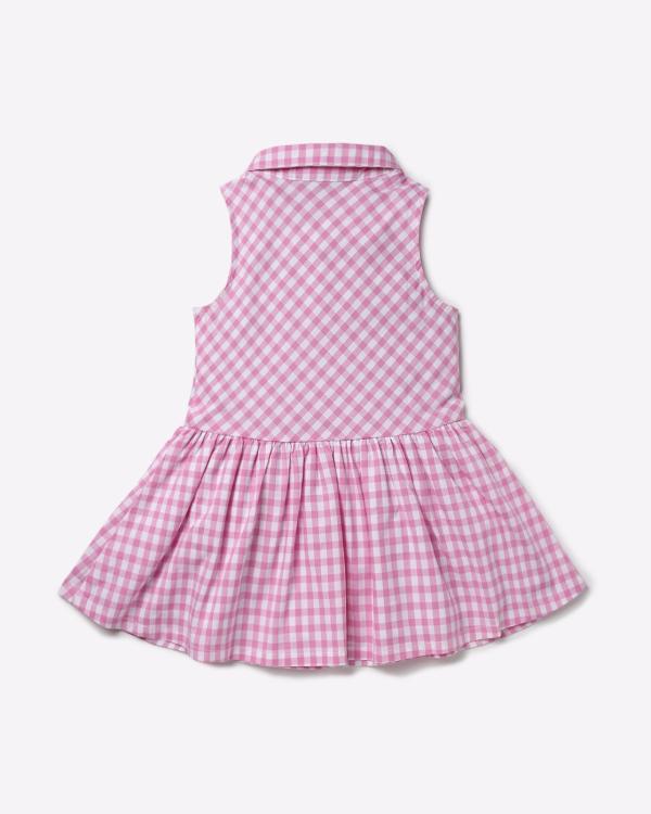 Gingham Checked Shirt Dress JioMart
