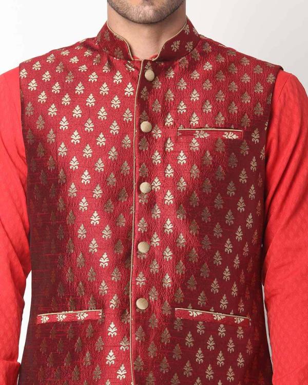 ZariEmbroidered Nehru Jacket JioMart