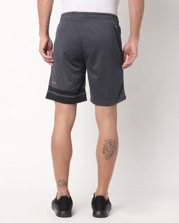 Antibacterial Heathered Panelled Shorts - JioMart