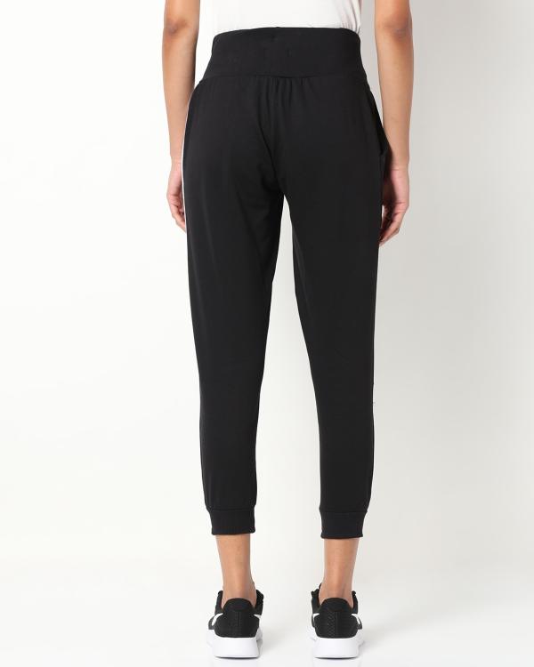 Cropped Track Pants with Elasticated Waistband JioMart