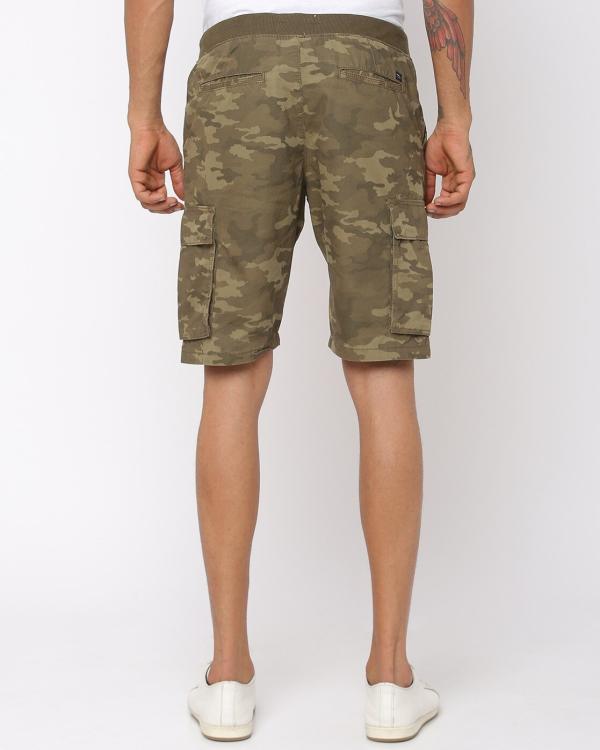 Camouflage Print Cargo Shorts JioMart