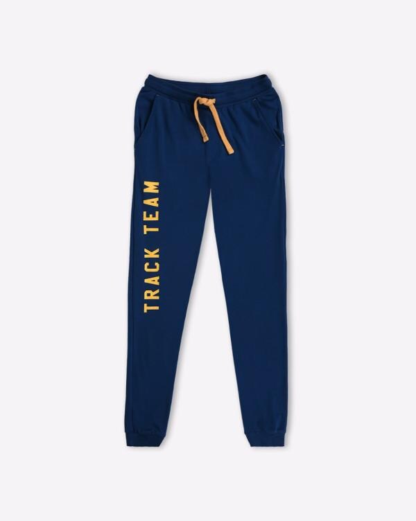 Track Pants with Placement Typography JioMart