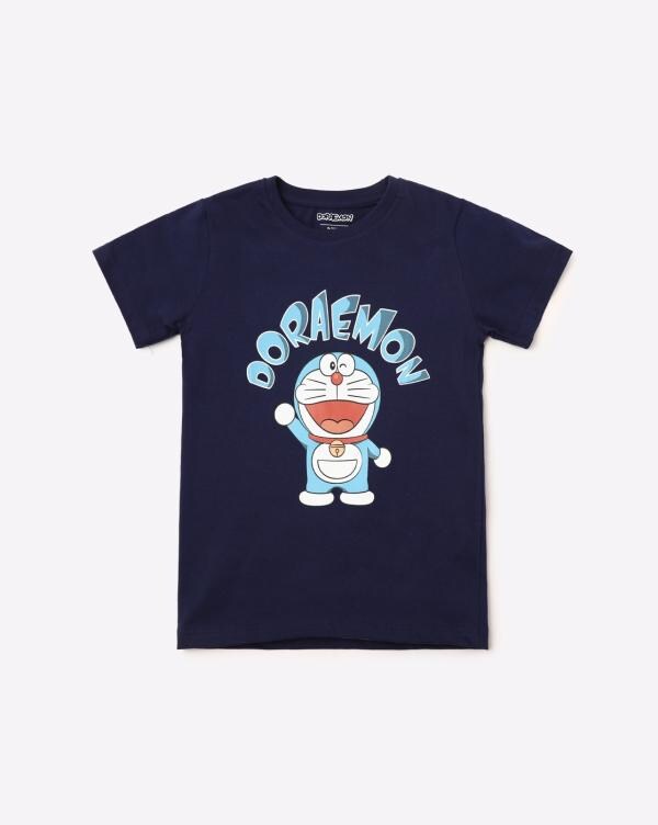Doraemon Print CrewNeck Tshirt JioMart