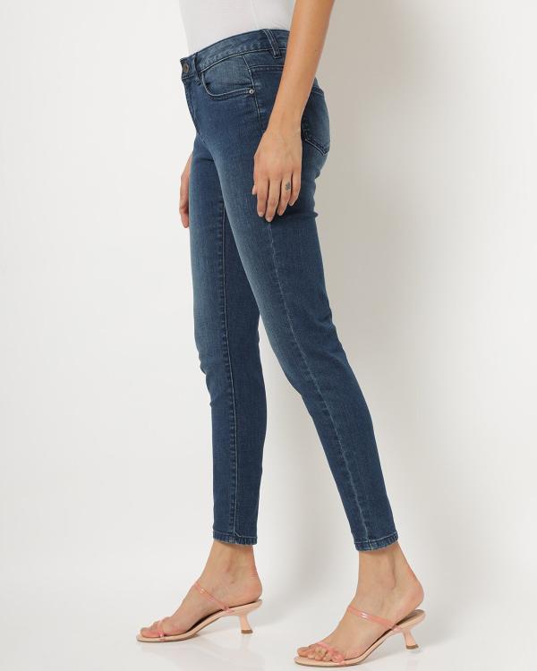 Washed Slim Fit Jeans - JioMart