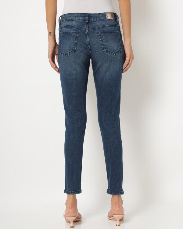 Washed Slim Fit Jeans - JioMart