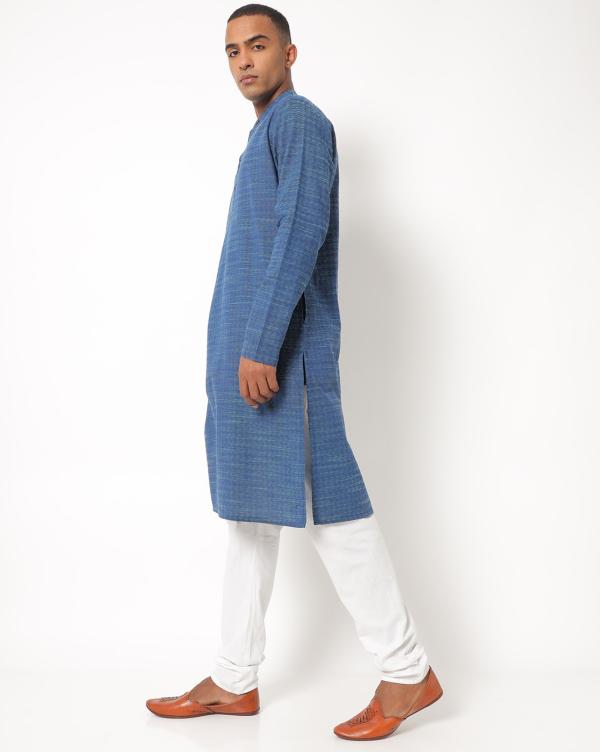 BandCollar Cotton Long Kurta JioMart