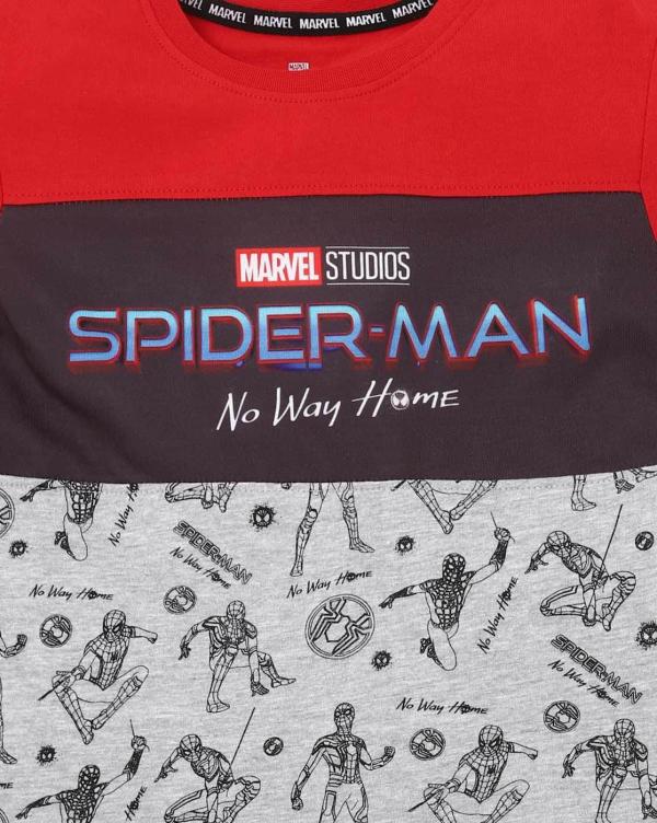 Spider-Man Print Crew-Neck T-shirt - JioMart